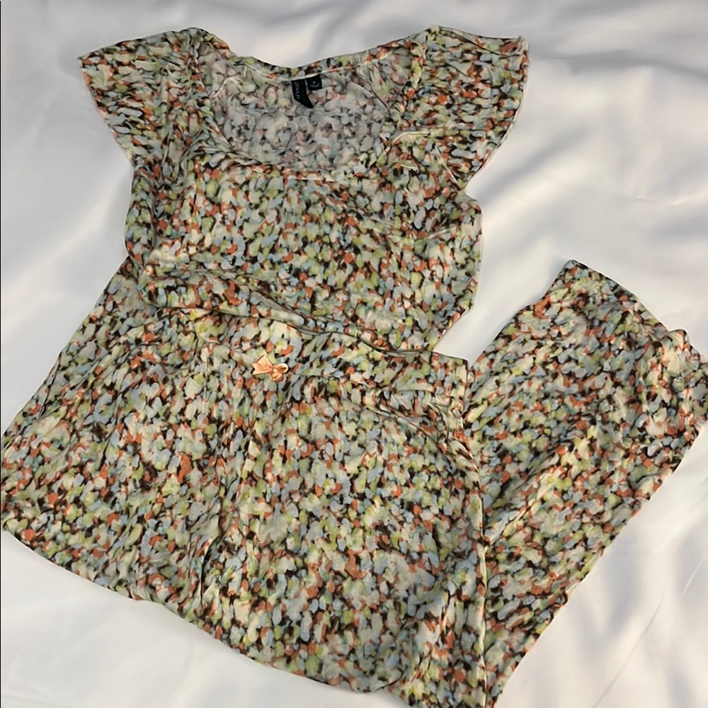☀️BOGO☀️Cynthia Rowley Morano Glass Summer PJ Set.